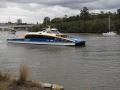 Australien, Brisbane, Brisbane River, Kangaroo Rock Cliff, Skyline, Tag