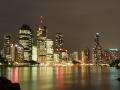 Australien, Brisbane, Brisbane River, Kangaroo Rock Cliff, Langzeitaufnahme, Nacht, Skyline